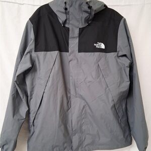 The North Face Men's Two-Tone Gray Raincoat Sz Medium VGUC